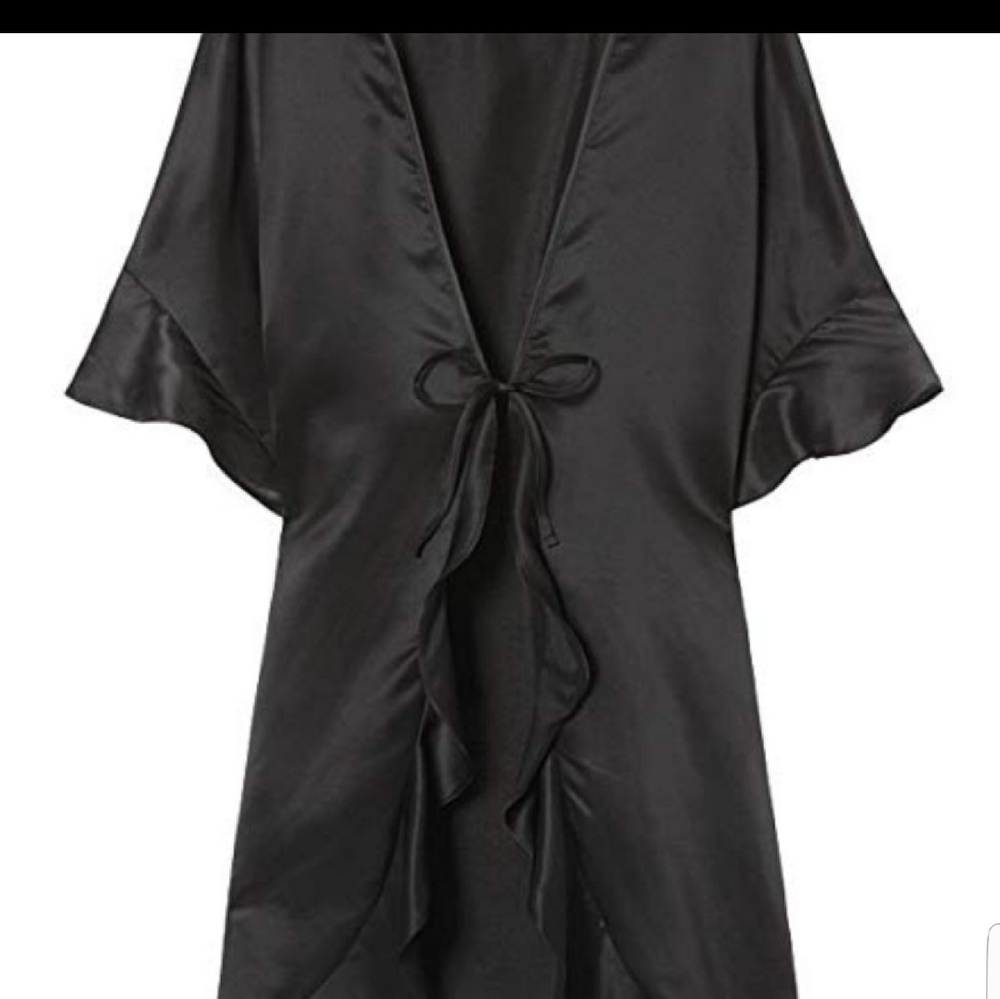 Satin robe